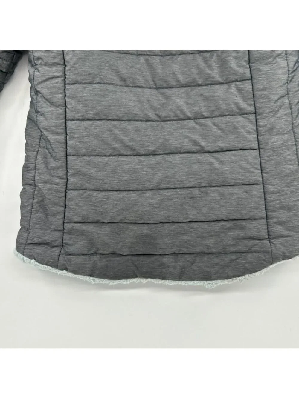 The North Face Mossbud Swirl Parka Girl's XXS Gray & Starlight Blue Full Zip